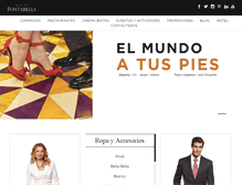 Tablet Screenshot of plazafontabella.com